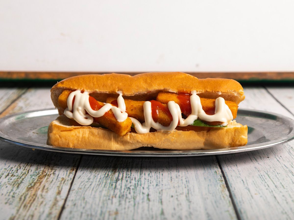 Fried Roumi Cheese Sandwich