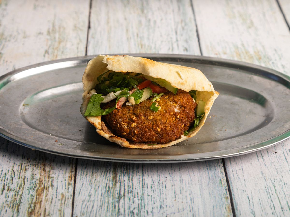 Spicy Flalfel Sandwich