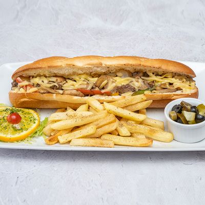 Famous Philadelphia Steak Sandwich
