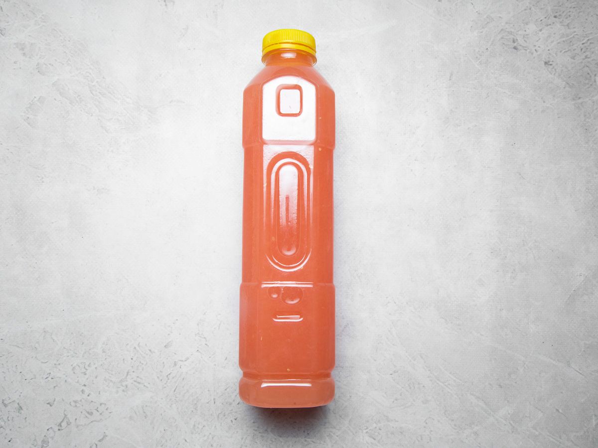 Grapefruit Juice Bottle