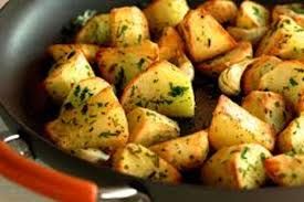 Potatoes With Garlic And Vinegar