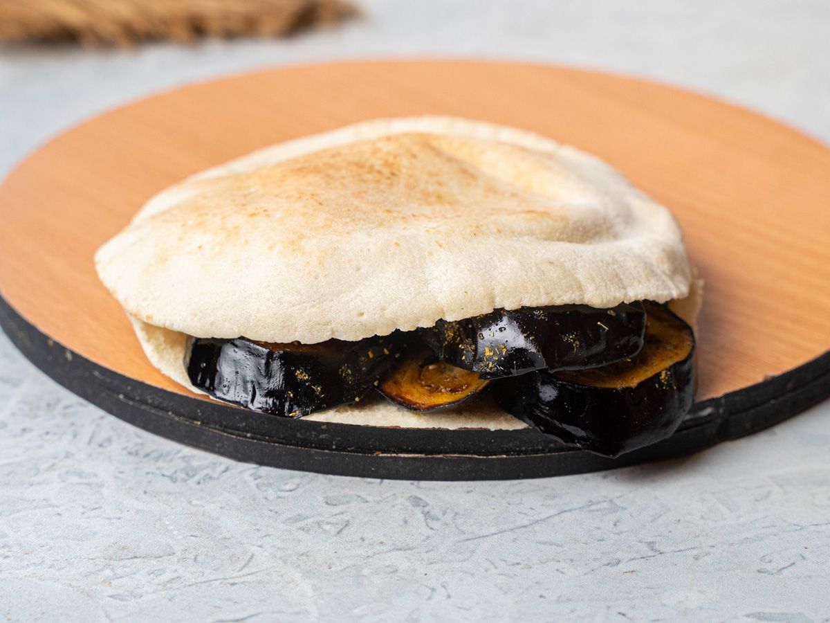 Fried Eggplant Sandwich