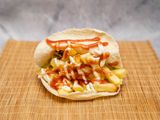 Ketchup And Mayonnaise Fries Sandwich