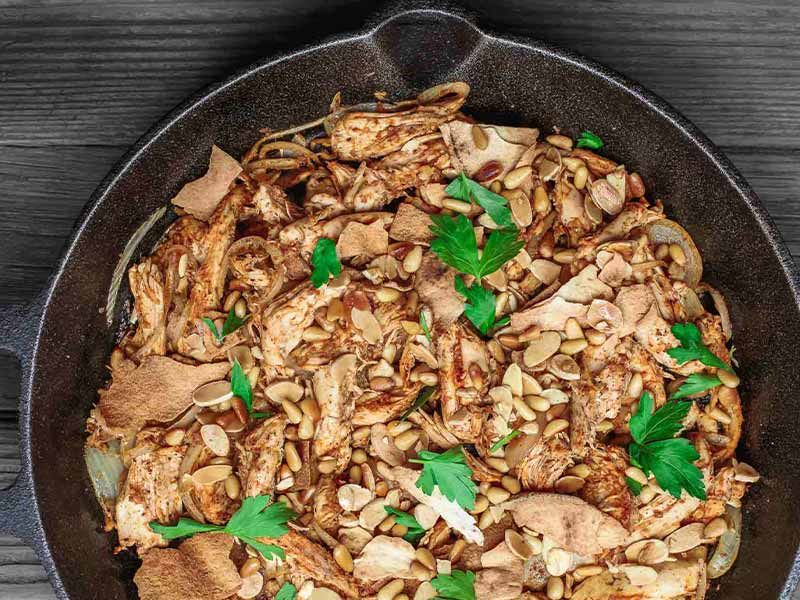 Chicken Shawerma Fatteh