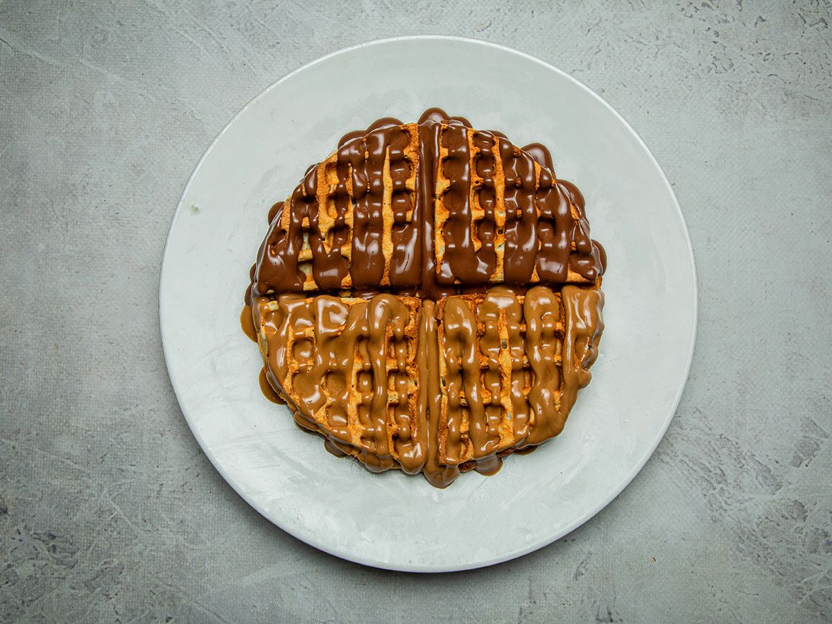 Nutella Chocolate and Lotus Waffle