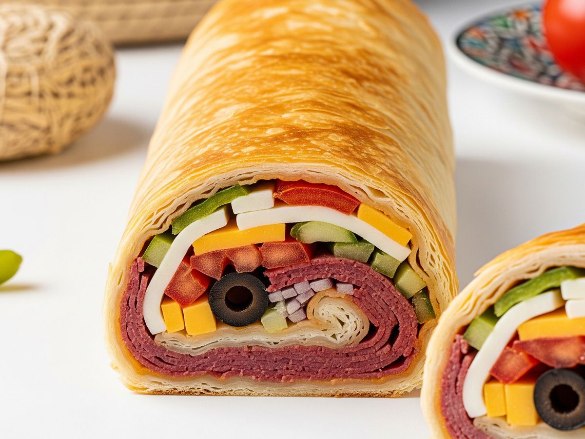 Pastrami Feteer Roll