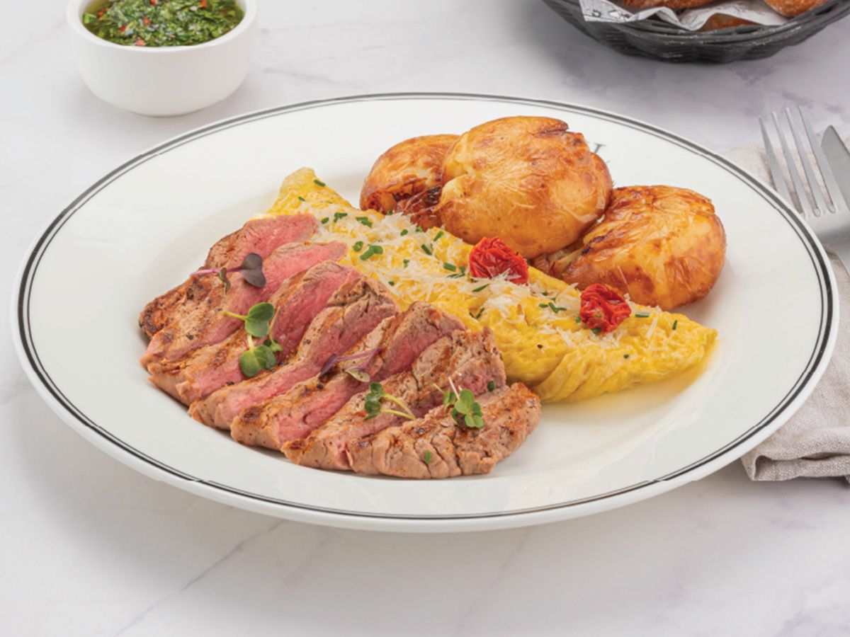 Filet Mignon & Parmesan Omelette