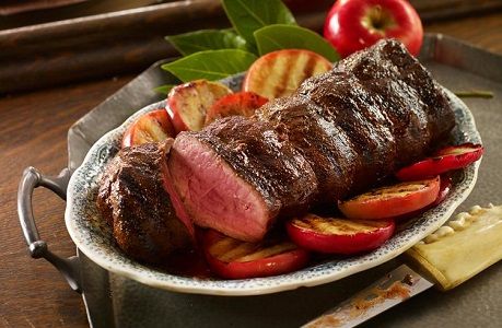 Filetto Steak With Grilled Apple