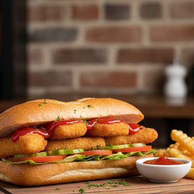 Fingers Ketchup sandwich