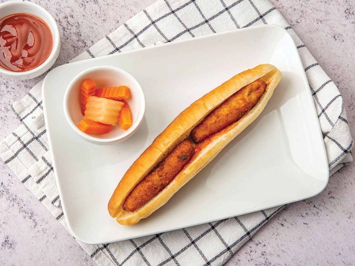 Fino hot dog sandwich