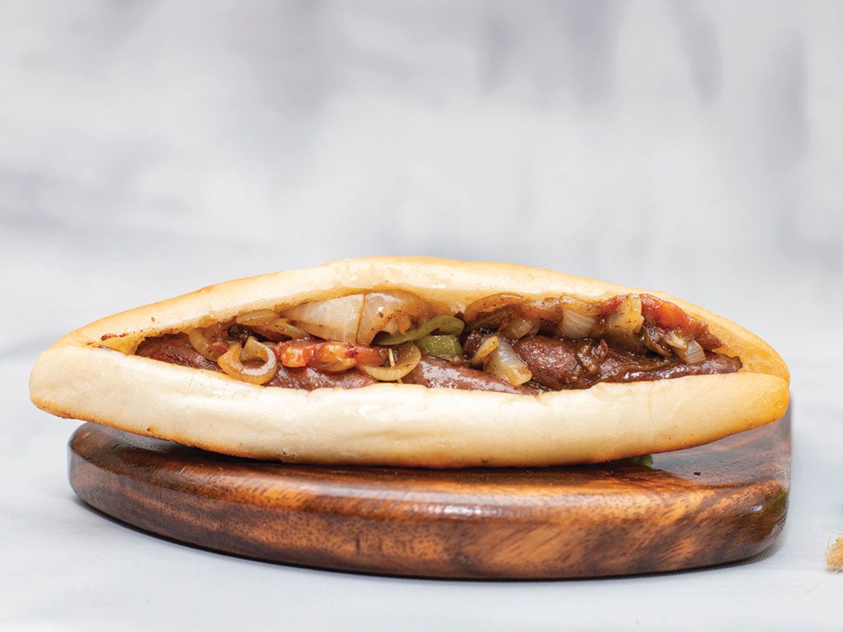 Fino sausage sandwich