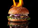 Fire Beef Burger Sandwich