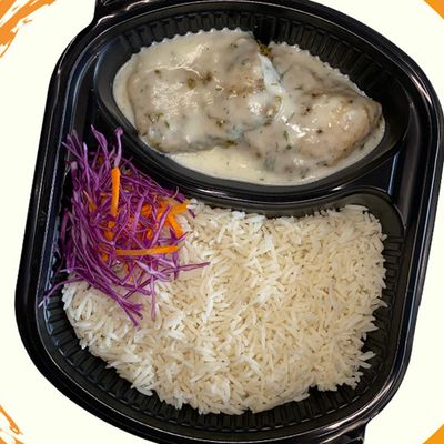 Fish Fillet Meal with Lemon Sauce
