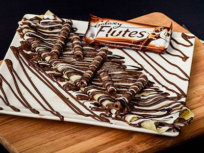 Flutes waffle fatteh