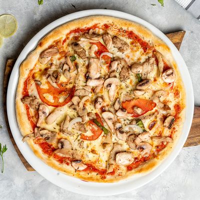 Chicken Mushroom Pizza