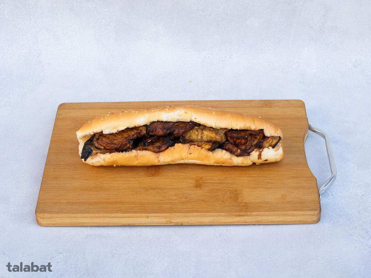 Fried Eggplant Sandwich
