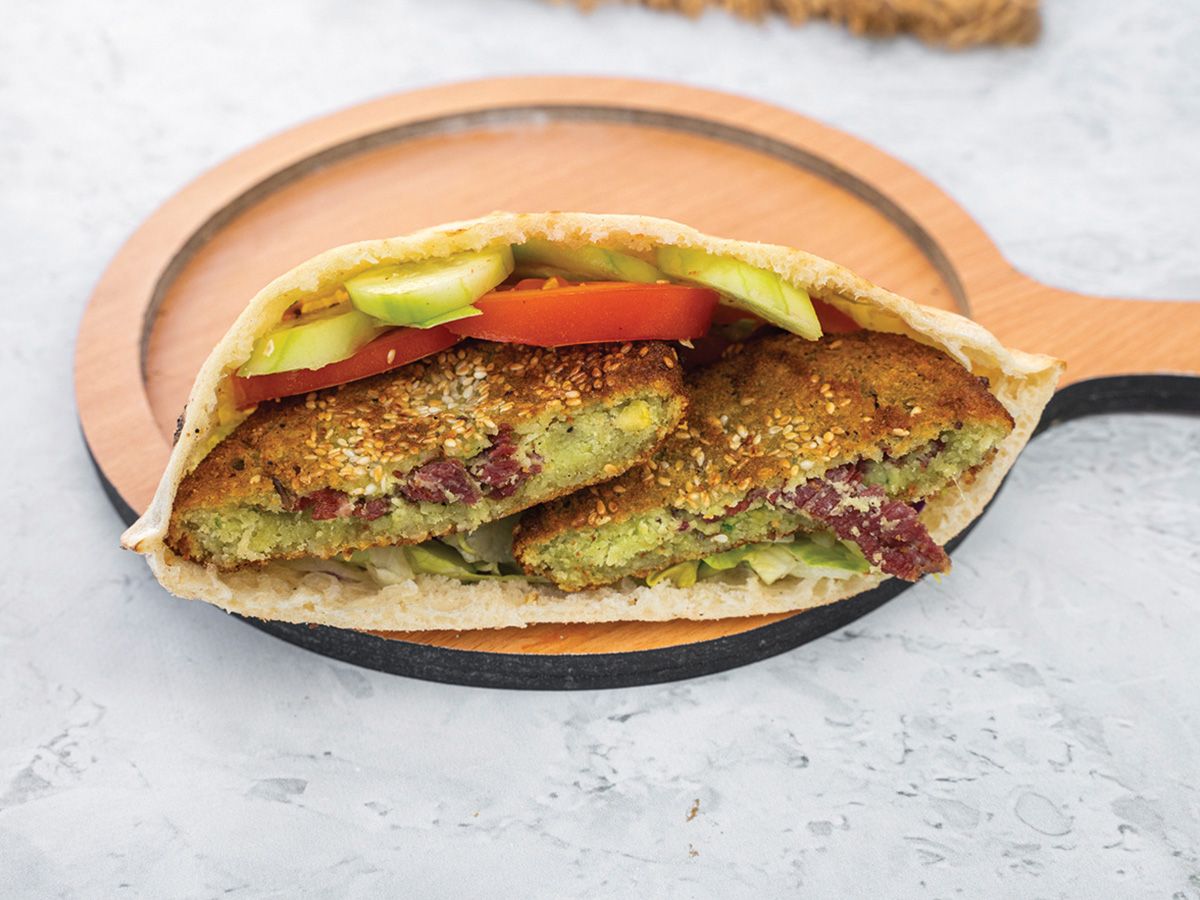 Falafel with Pastrami