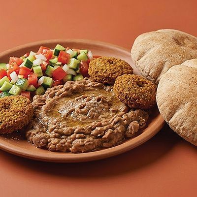 Foul Taameya Salad Bread Order