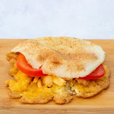 Egg with Roumi cheese sandwich
