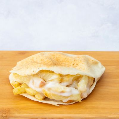 Mayonnaise potato sandwich