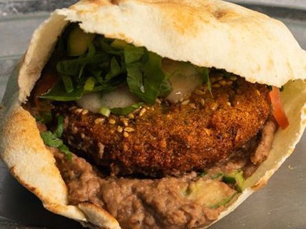 Foul And Falafel Mix Sandwich