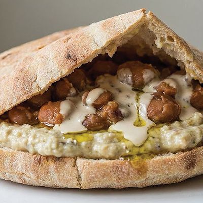 Foul Baba Ghanoug Sandwich