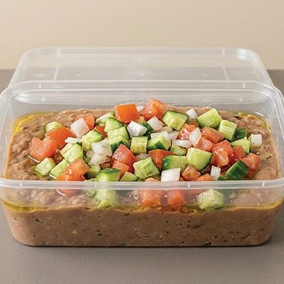 Foul with Salad Box