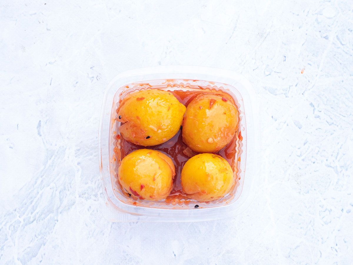 Pickled Lemons with Safflower Sauce