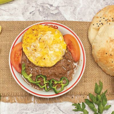 Foul Omelette eggs Sandwich