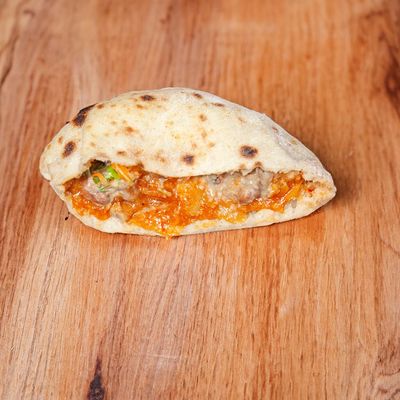 Foul With Salsa sandwich