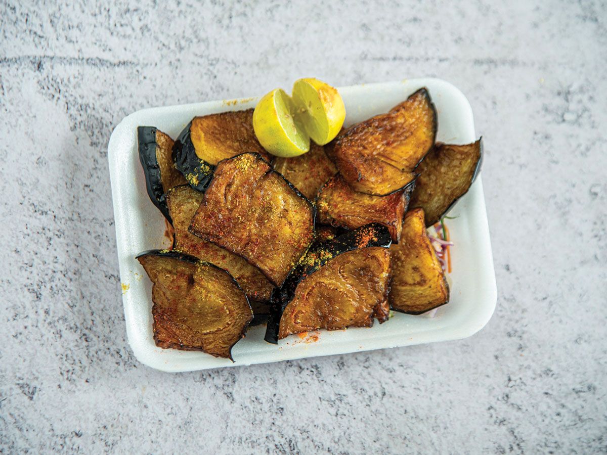 Fried Eggplant Plate