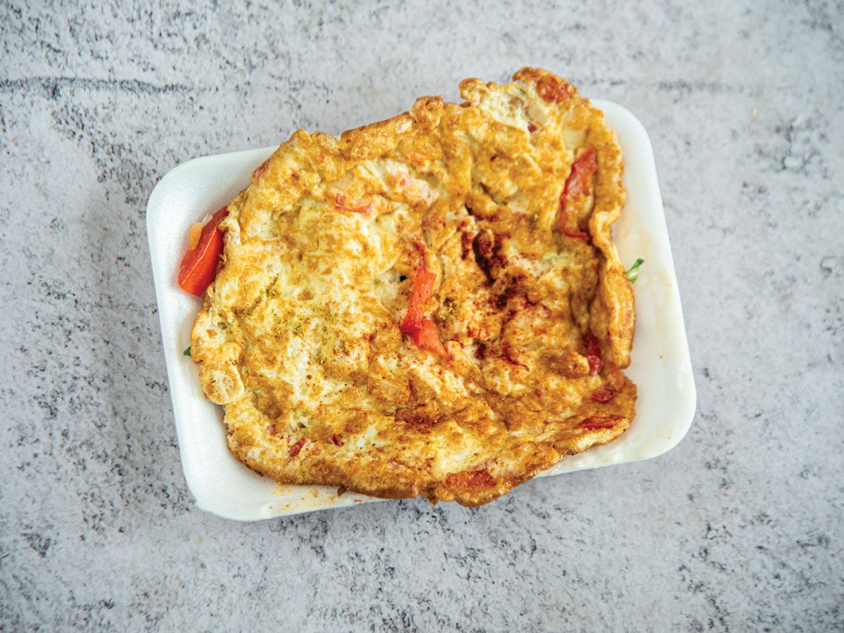 Vegetable Omelet Dish