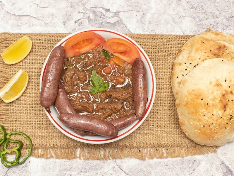 Foul With Oriental Sausage Box