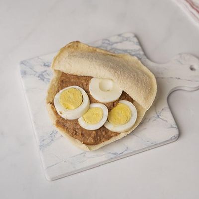 Foul with Boiled Egg Sandwich