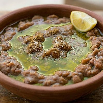 فول بزيت الزيتون