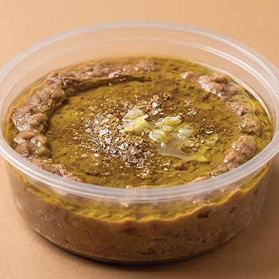 Foul box with olive oil