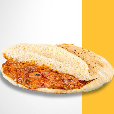 Foul with Sauce Sandwich