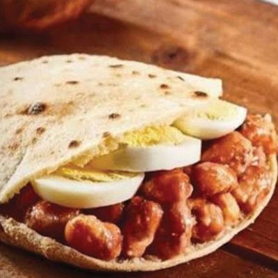 Foul with Egg Sandwich