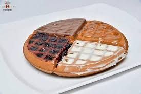 Half And Half Waffle