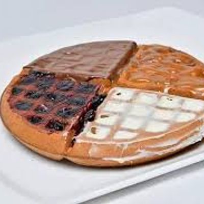 Half And Half Waffle