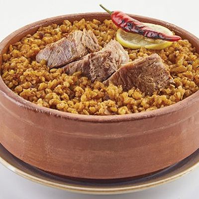 Tajine Grits with Meat