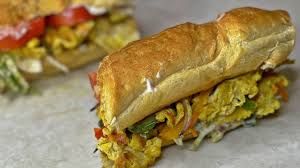 French Egga or French bun Sandwich