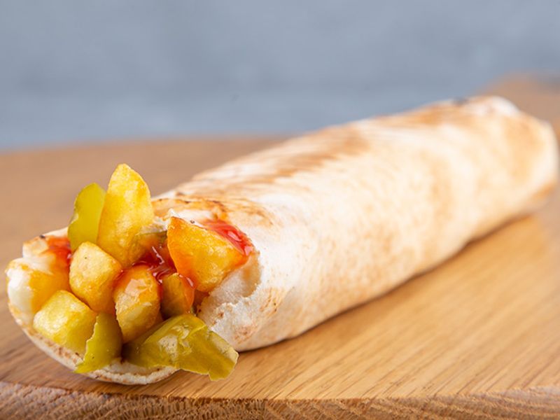 Syrian fries sandwich