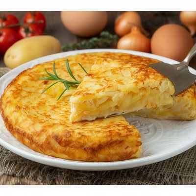 French Fries Sandwich With Omelette