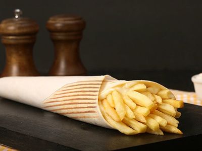 French Fries With Cheese Sandwich