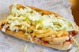 French Fries With Coleslaw Sandwich