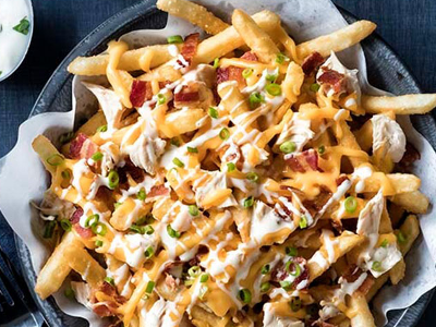 French Fries With Chili Chicken