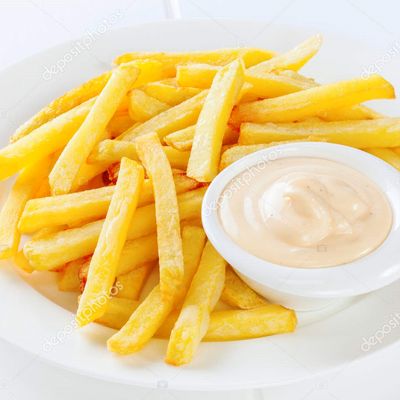 French Fries With Mayonnaise Platter