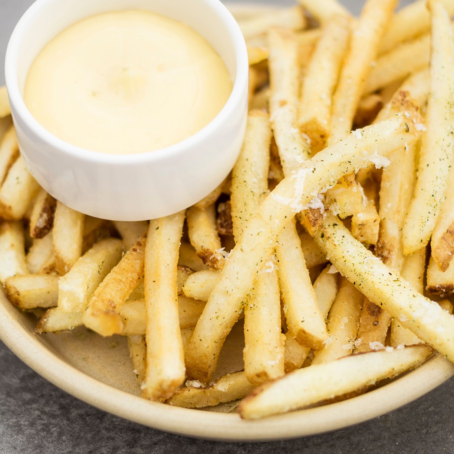 French Fries With Mayonnaise Pan