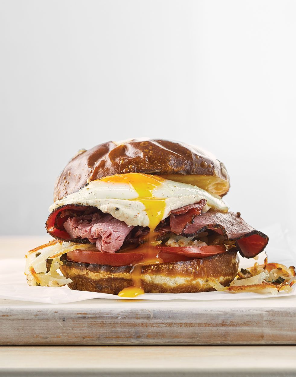 Pastrami Potato Sandwich